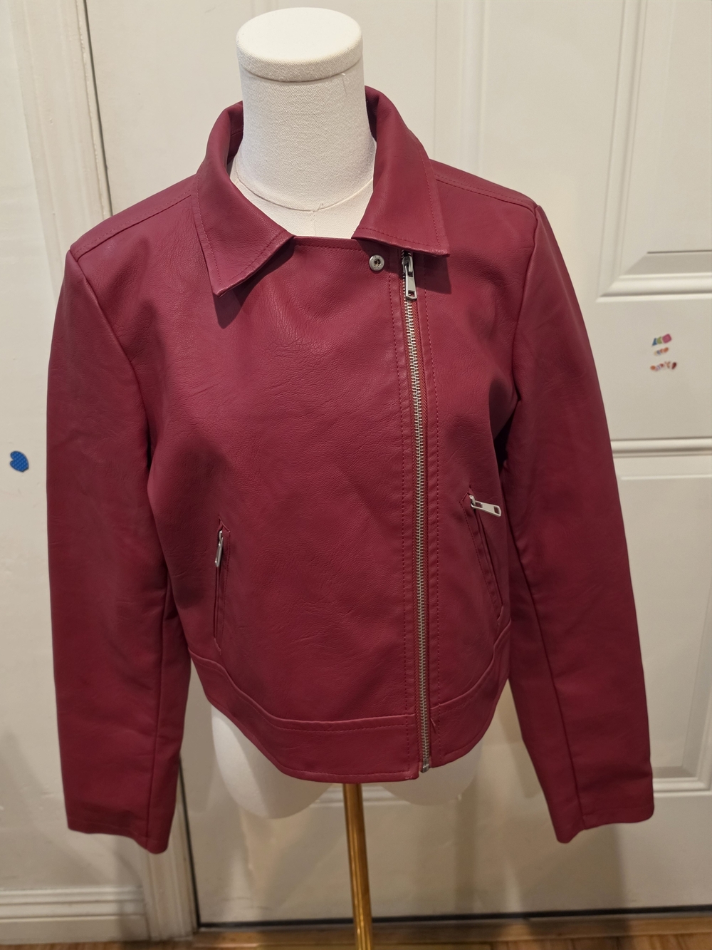 Women's Baccini Faux Leather Moto Jacket